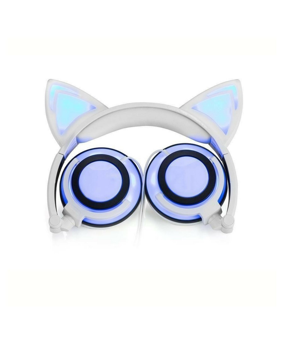 Cute Glowing Cat Ear Headset