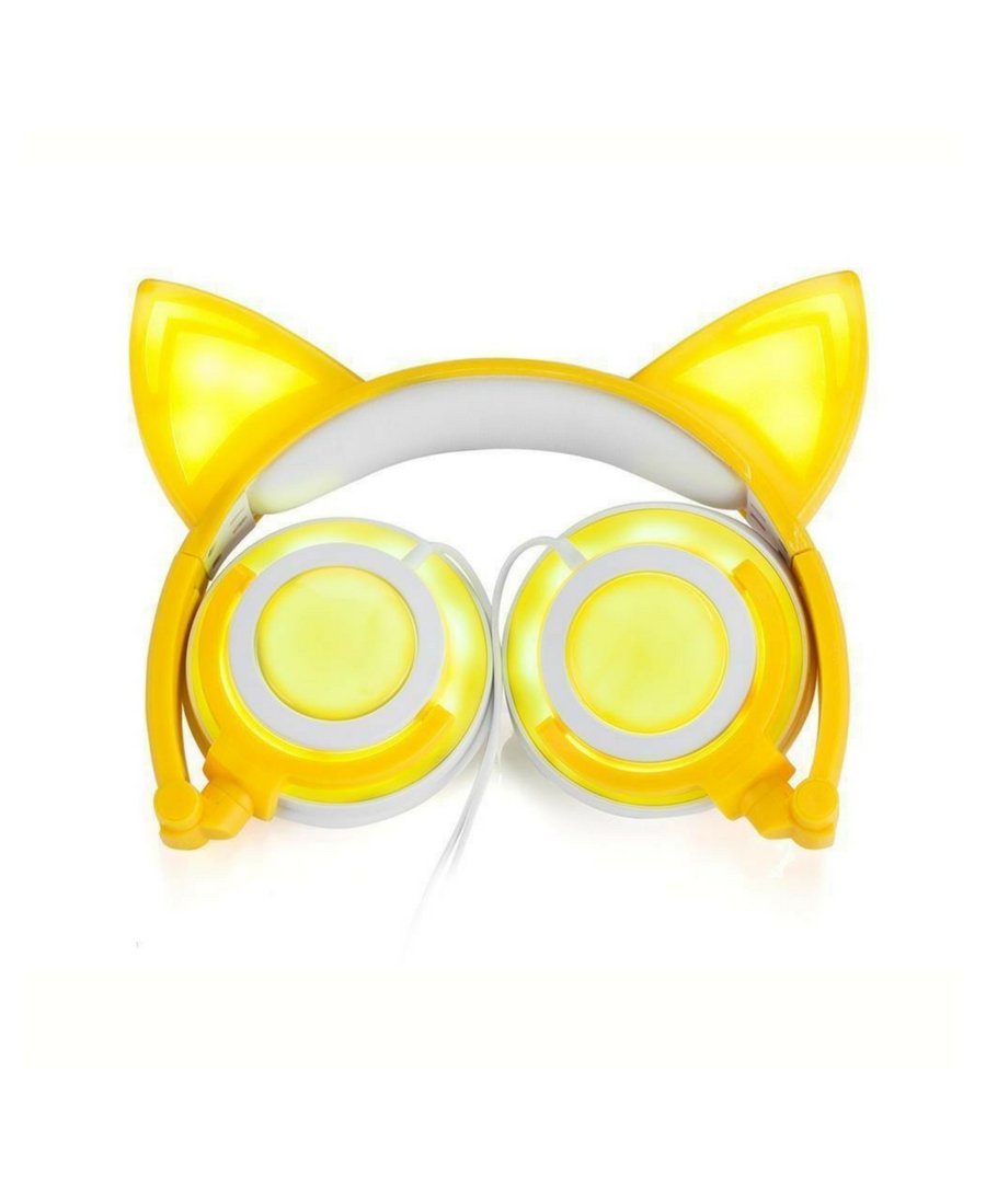 Cute Glowing Cat Ear Headset