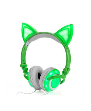 Cute Glowing Cat Ear Headset