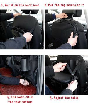 PU Leather Back Seat Organizer