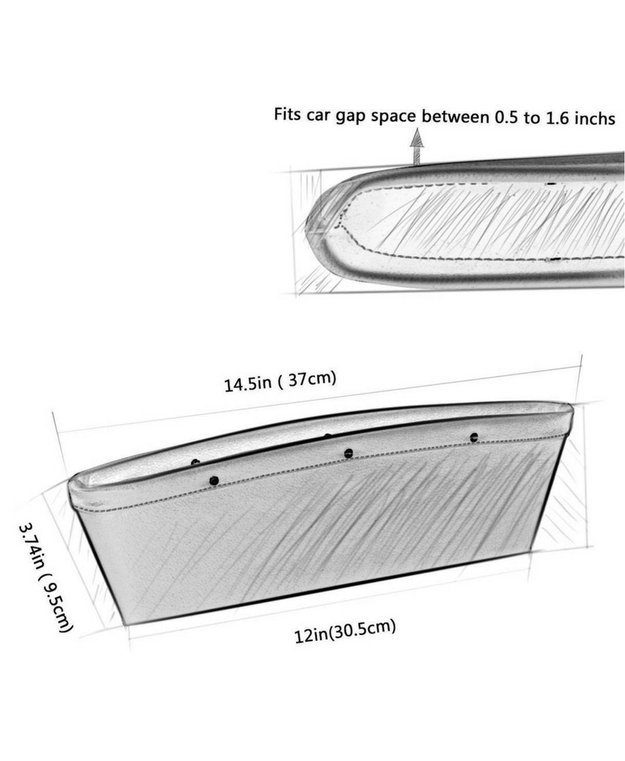Car Seat Gap Pocket Organizer