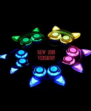 Cute Glowing Cat Ear Headset