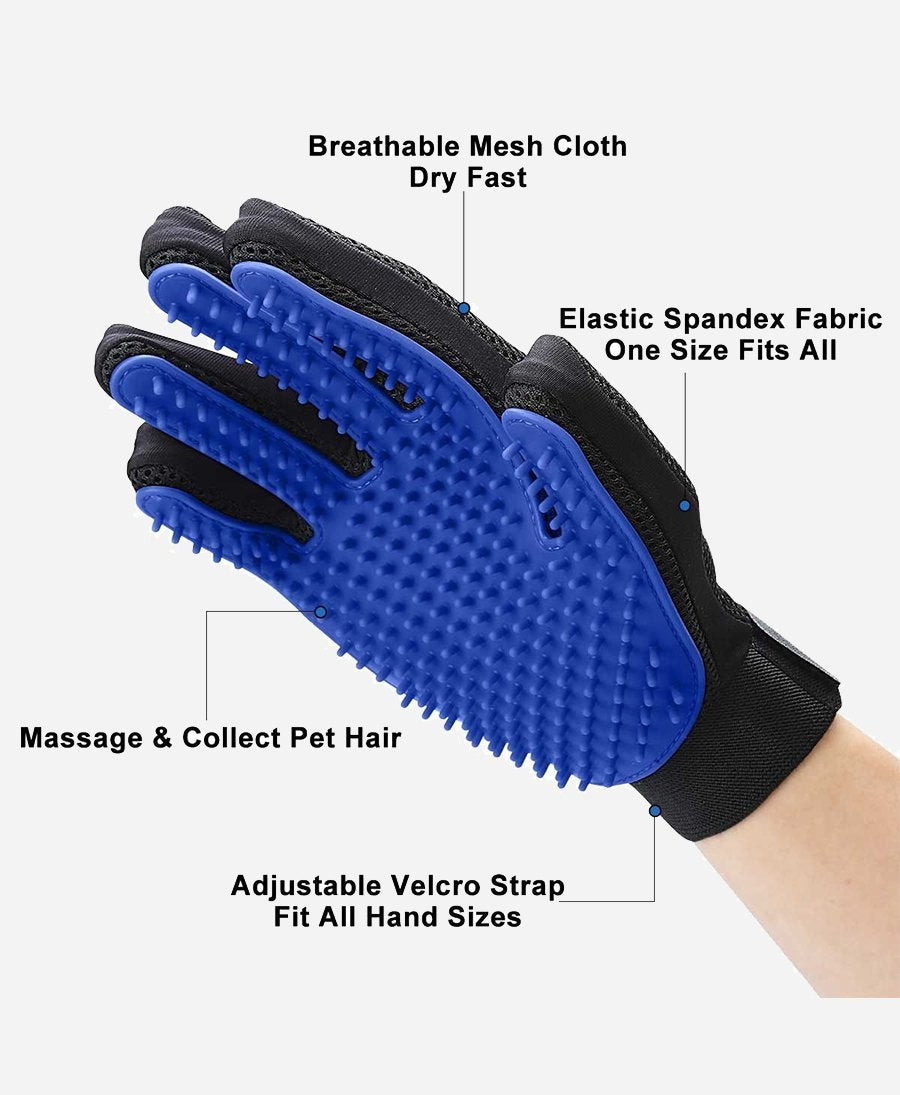 Pet Grooming Brush Glove